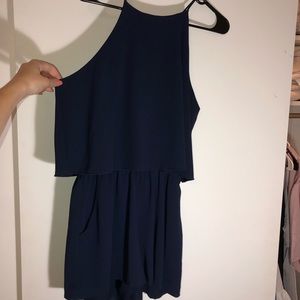 Dark blue romper